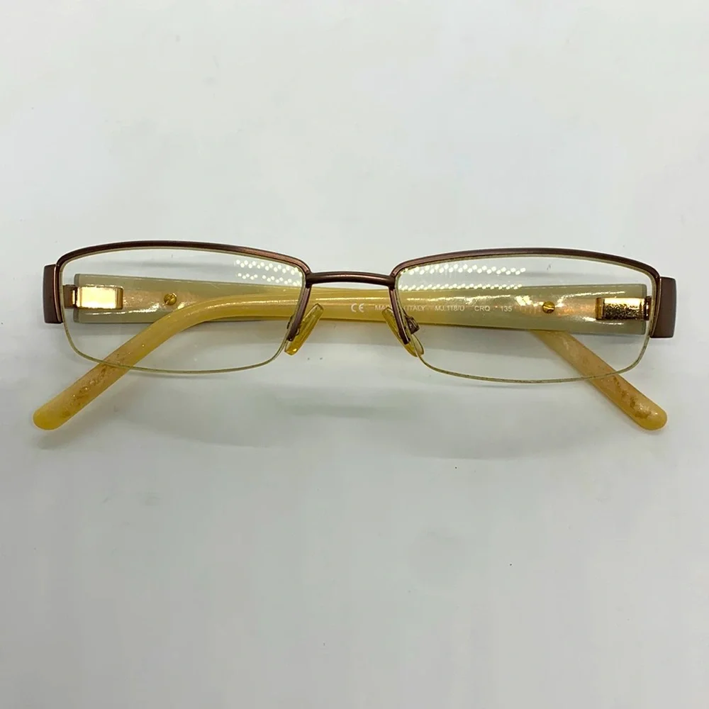 Marc Jacobs Glasses Bone Made in Italy MJ 118/U CRQ 135